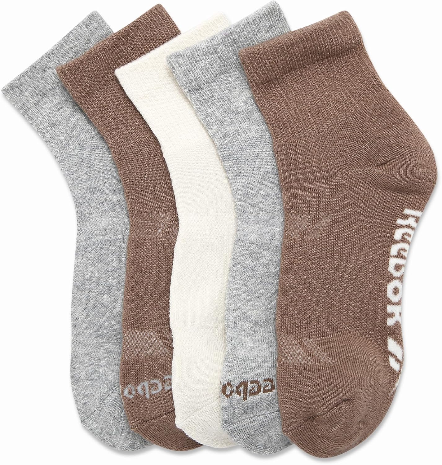 Reebok Womens Quarter Socks - 5 Pack Athletic Performance Cushioned Running Workout Ankle Socks for Women (Sizes: 4-10) - Image 3