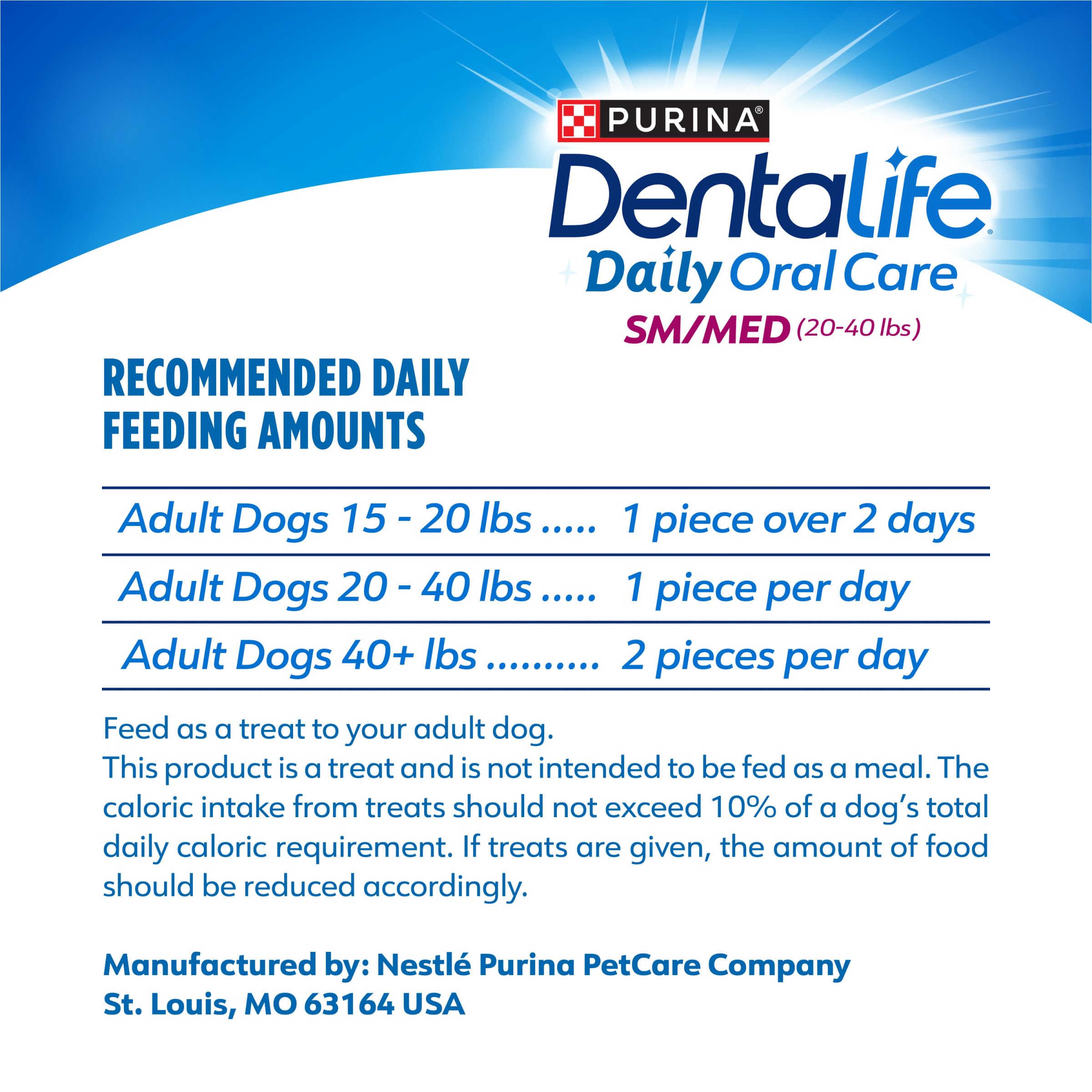 Purina DentaLife Daily Oral Care Dog Dental Chews for Small and Medium Breed Dogs - 60 ct. - image 7