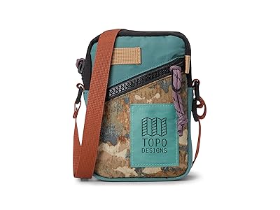 Topo Designs Mini Shoulder Bag Cross Body Handbags Sea Pine/Blur Camo, Nylon