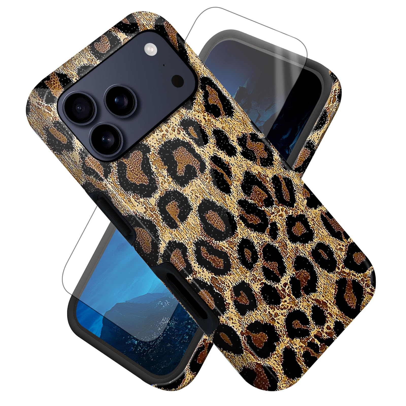 Amazon.com: FUYOCWE for iPhone 17 Pro Case,Leopard Animal Print