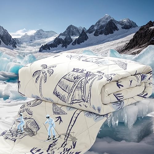 Vista 24 de ZonLi Q-Max 0.5 - Manta refrescante para durmientes acalorados de 50 x 70 pulgadas, ligera, fresca al tacto, transpirable, para sudores nocturnos