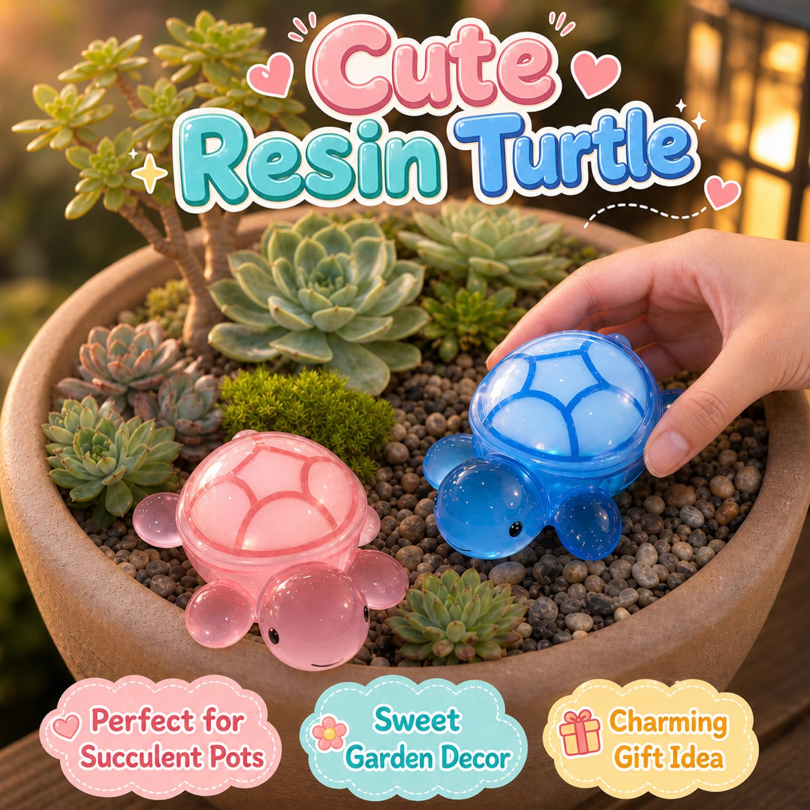 Amazon.com: LIFCIUSO 5 Pcs Large Glow in The Dark 3D Resin Turtles