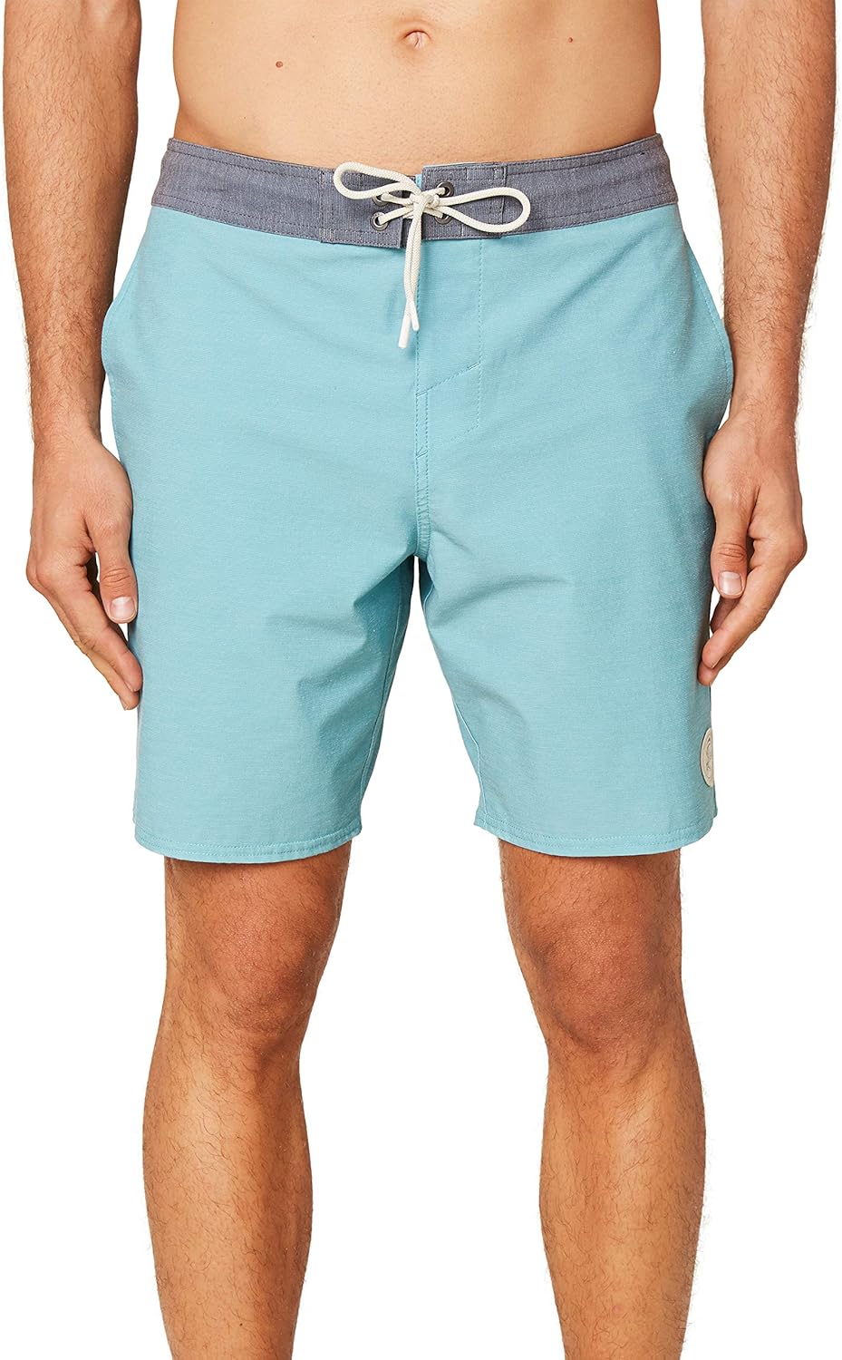 O'NEILL Men's 18 Contrast Waistband Boardshorts - Water Resistant Swim Trunks for Men with Quick Dry Fabric and Pockets