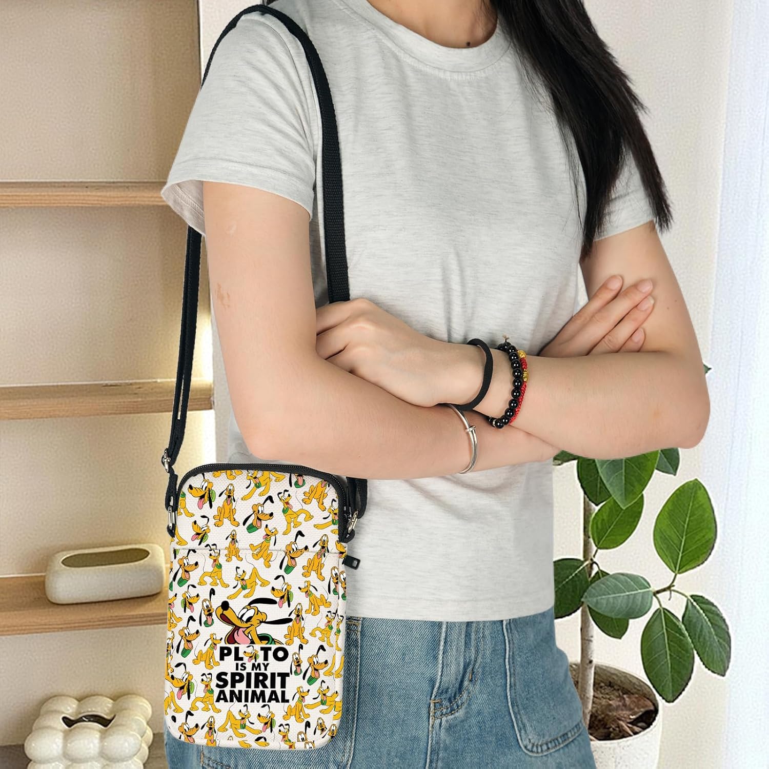 KEYCHIN Dog Cartoon Crossbody Bag Enchanted Kingdom Movie Fans Gifts Dog Is My Spirit Animal Shoulder Bag Dog Movie Merch - Image 5