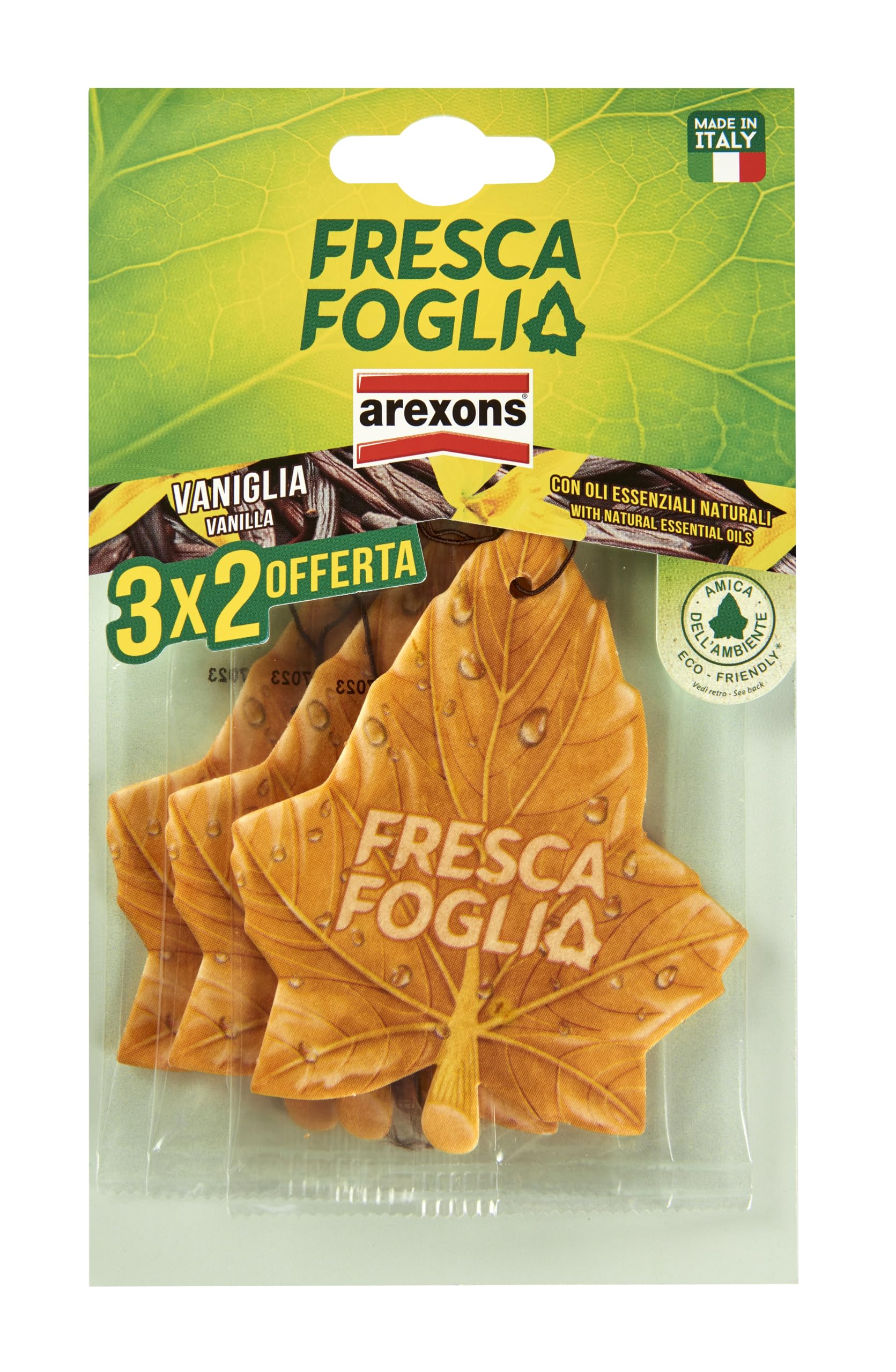 Arexons Fresca Foglia vaniglia tris 3x2