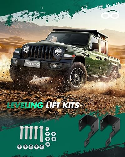 Miniatura 5 de SCITOO Kits de elevación de nivelación delantera y trasera de 2" y 2" Espaciador de puntal Kits de elevación de suspensión Espaciadores de elevación