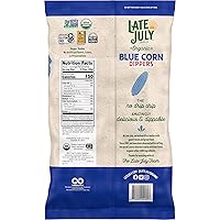 Vista 60 de Late July Snacks Chips de tortilla orgánica finos y crujientes con chía y quinua, bolsa de 10.1 onzas (paquete de 9)
