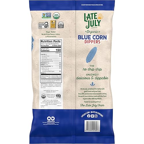 Miniatura 60 de LATE JULY Snacks Clásico Jalapeño - Chips de tortilla de lima Jalapeño, paquete de aperitivos, 6