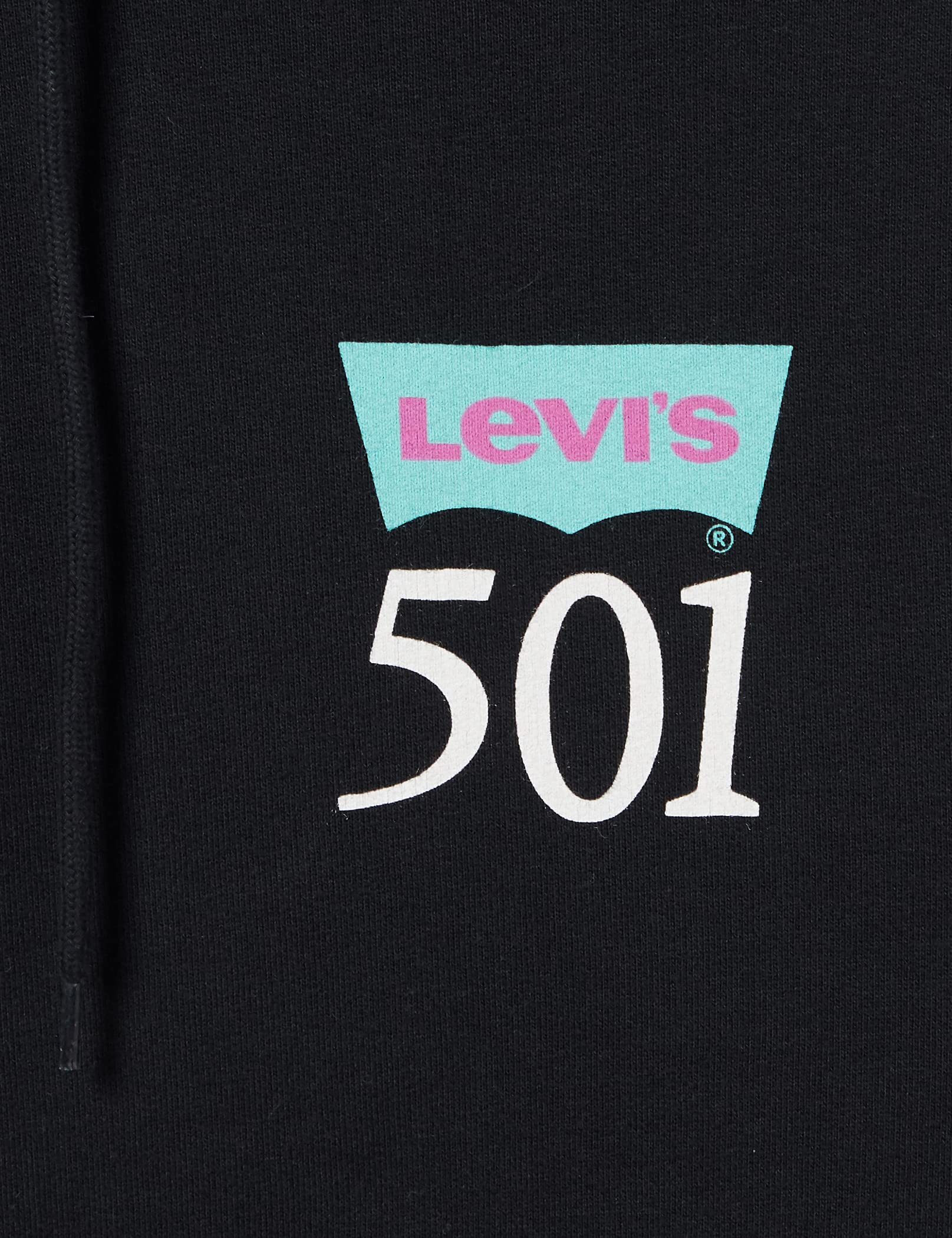 Levi's Relaxed Graphic Sweatshirt Sudadera con capucha Hombre, Poster Logo