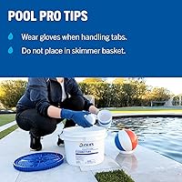 Vista 5 de Leslie's Pestañas de piscina de cloro jumbo de 3 pulgadas, cubo de 5 libras LPM 12421