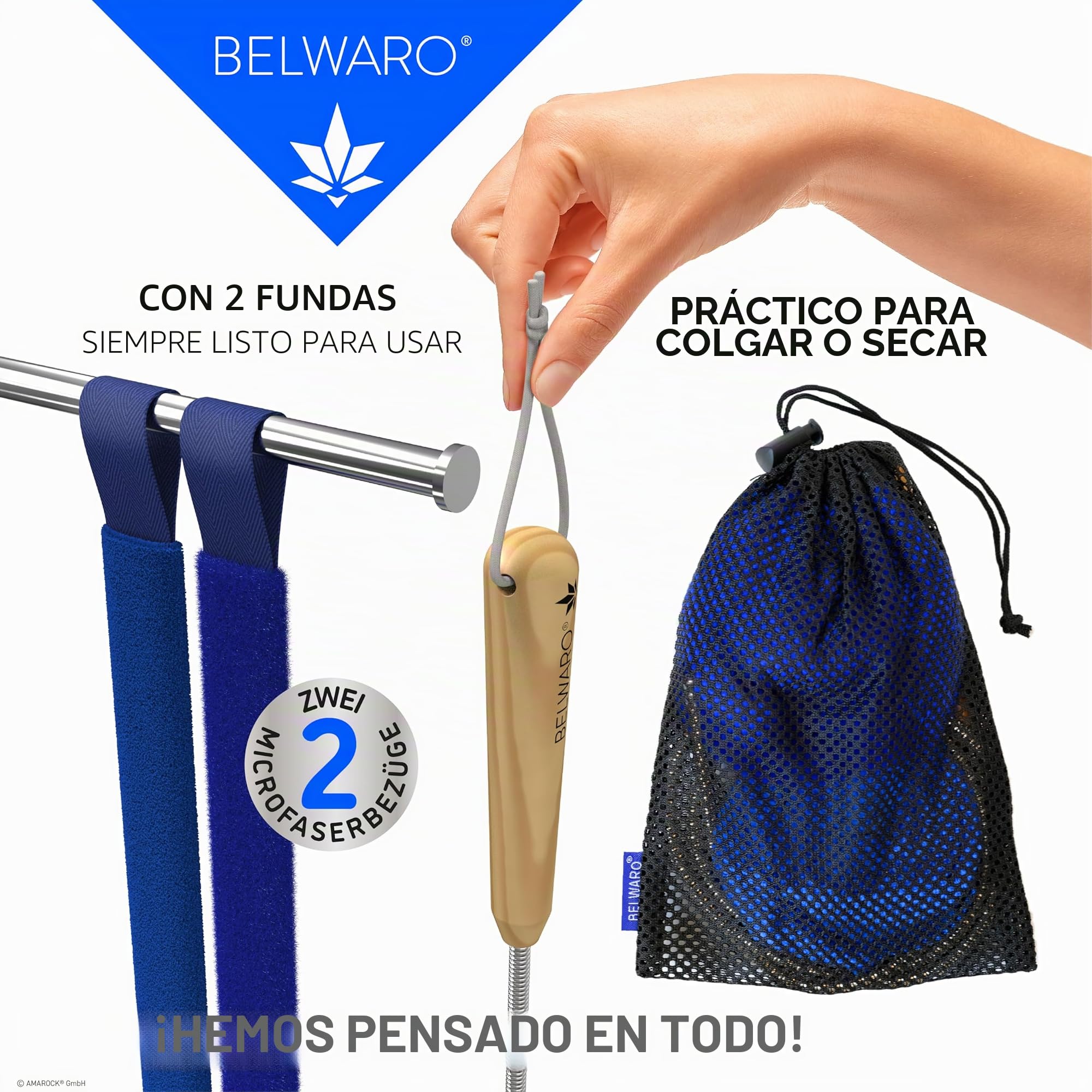 WUMI - Cepillo de limpieza para radiadores con 2 mangueras de microfibra extralargas, muy flexible y lavable, limpieza rápida