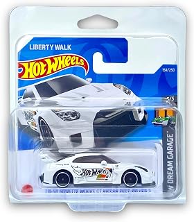 Hot Wheels LB-Silhouette Works GT Nissan 35GT-RR Ver.2 (White) 5/5 HW Dream Garage 2022 - 154/250 (Short Card) - COMES IN A KLAS CAR KEEPER PROTECTIVE COLLECTORS CASE - HCX49 (HW0248)