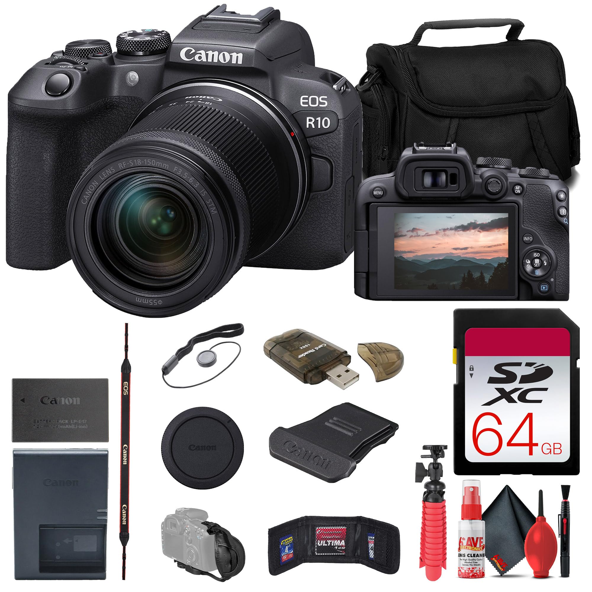 Amazon.com : Canon EOS R10 Mirrorless Camera with 18-150mm Lens