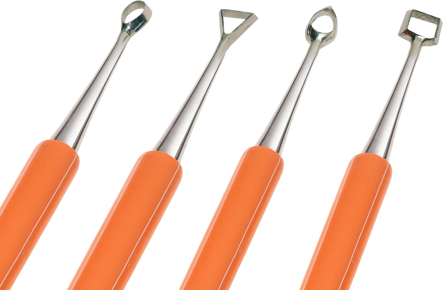 Xiem Tools USA Precision Stainless Steel Carving Tool Set, Professional Series, 4 Pieces (PSTS4C-10080)