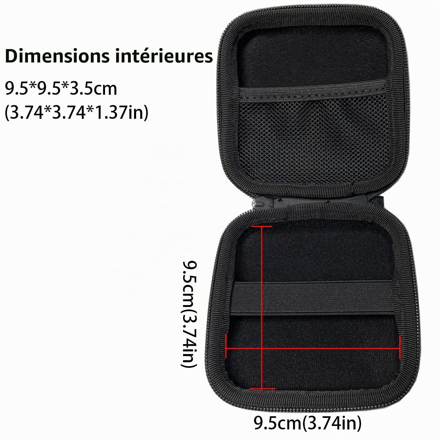 Étui de Protection pour Gameboy Advance SP GBA SP, Housse Rangement Portable, Chargeur MacBook, Accessoires (Noir)