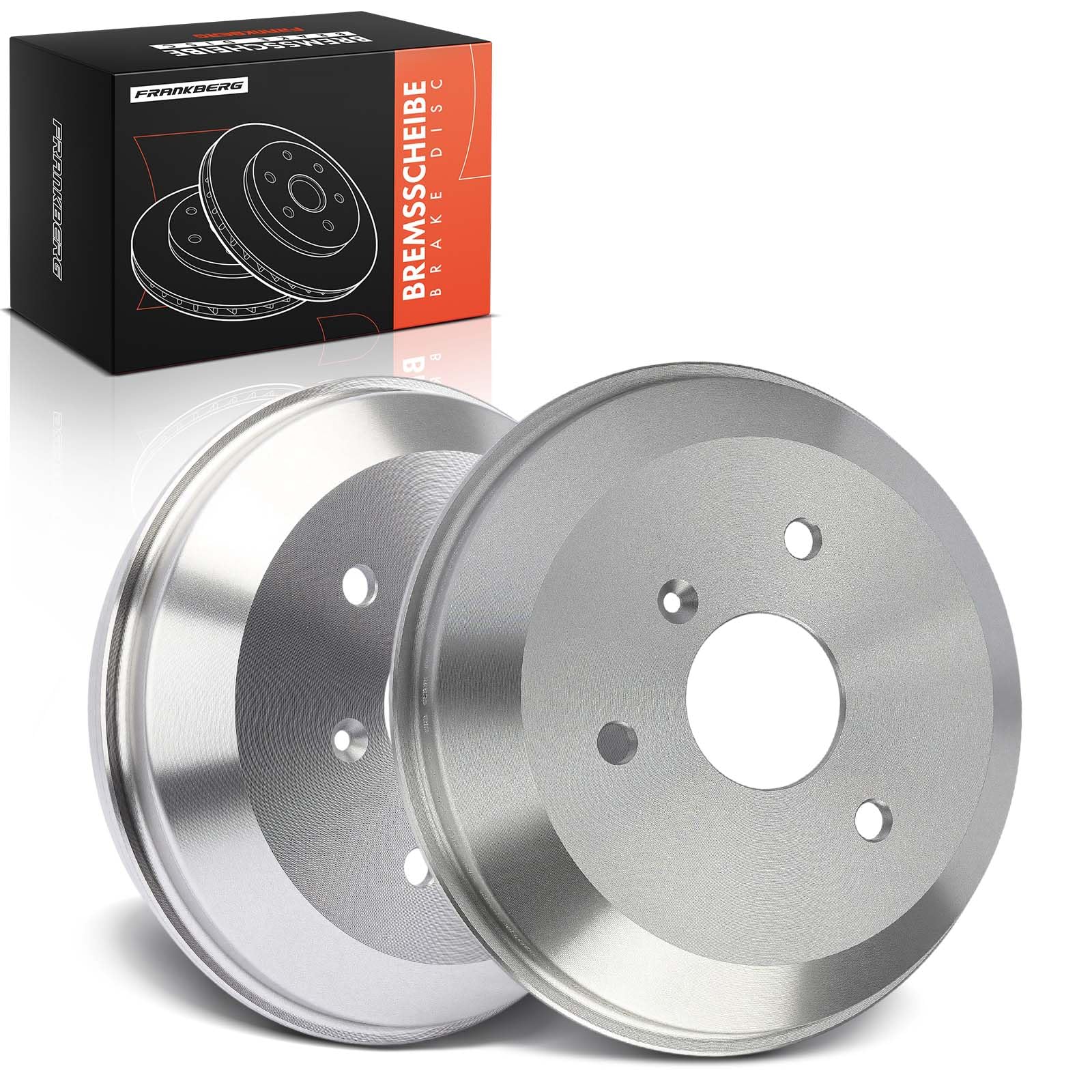Frankberg 2 tamburi freno asse posteriore 4514230001 | Compatibile con: Crossblade 450, Cabrio 450, Fortwo Coupé 451, Fortwo Coupé 450, City-Coupé 450