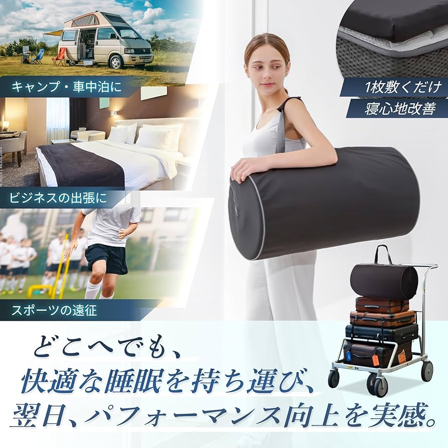 GOKUMIN マットレス 高反発 260N スリムタイプ 60×180 Amazon.co.jp: GOKUMIN マットレス 高反発 260N ごろ寝マット