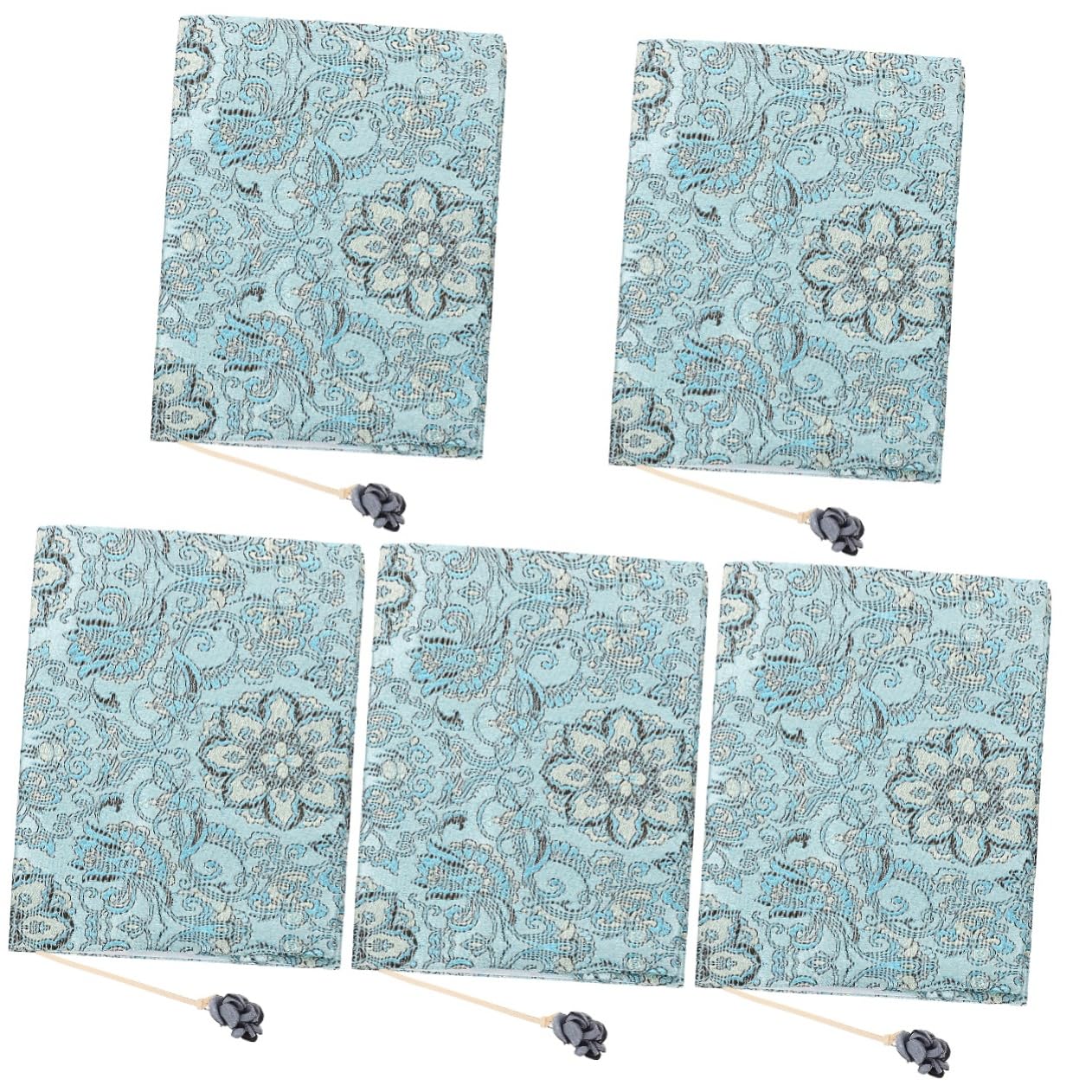 DOITOOL 5 Pièces Protège Tissu Lavable Housse Ajustable Couverture Résistante Aux Rayures et Usure pour Cahiers et