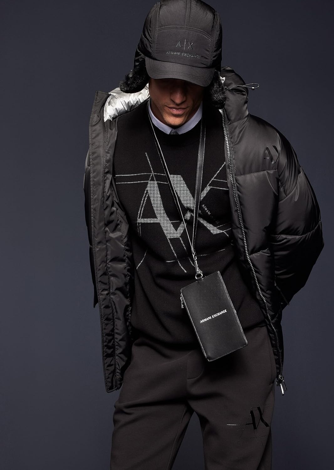 Armani Exchange Mens Cotton Rayon Pullover Logo Sweater - Image 6