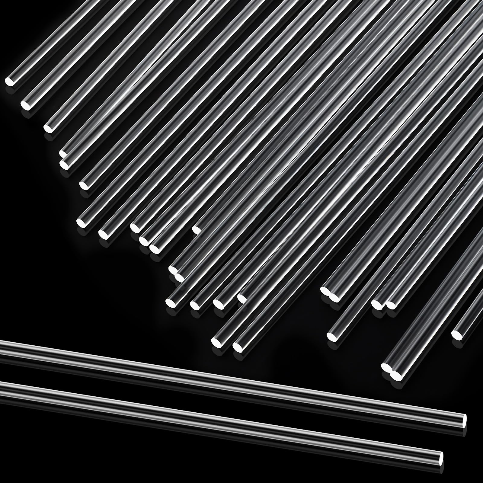 Acrylic Rods - 150 Pack for Crafts & Cake Pops -5