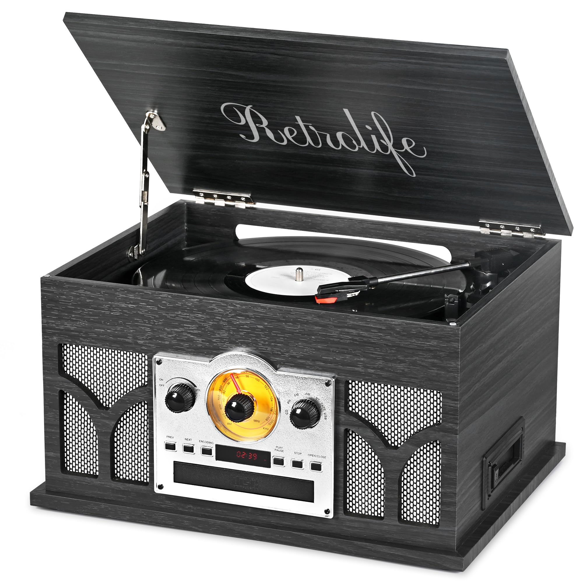 Amazon.com: 10-in-1 Record Player with Built-in Speakers Wireless