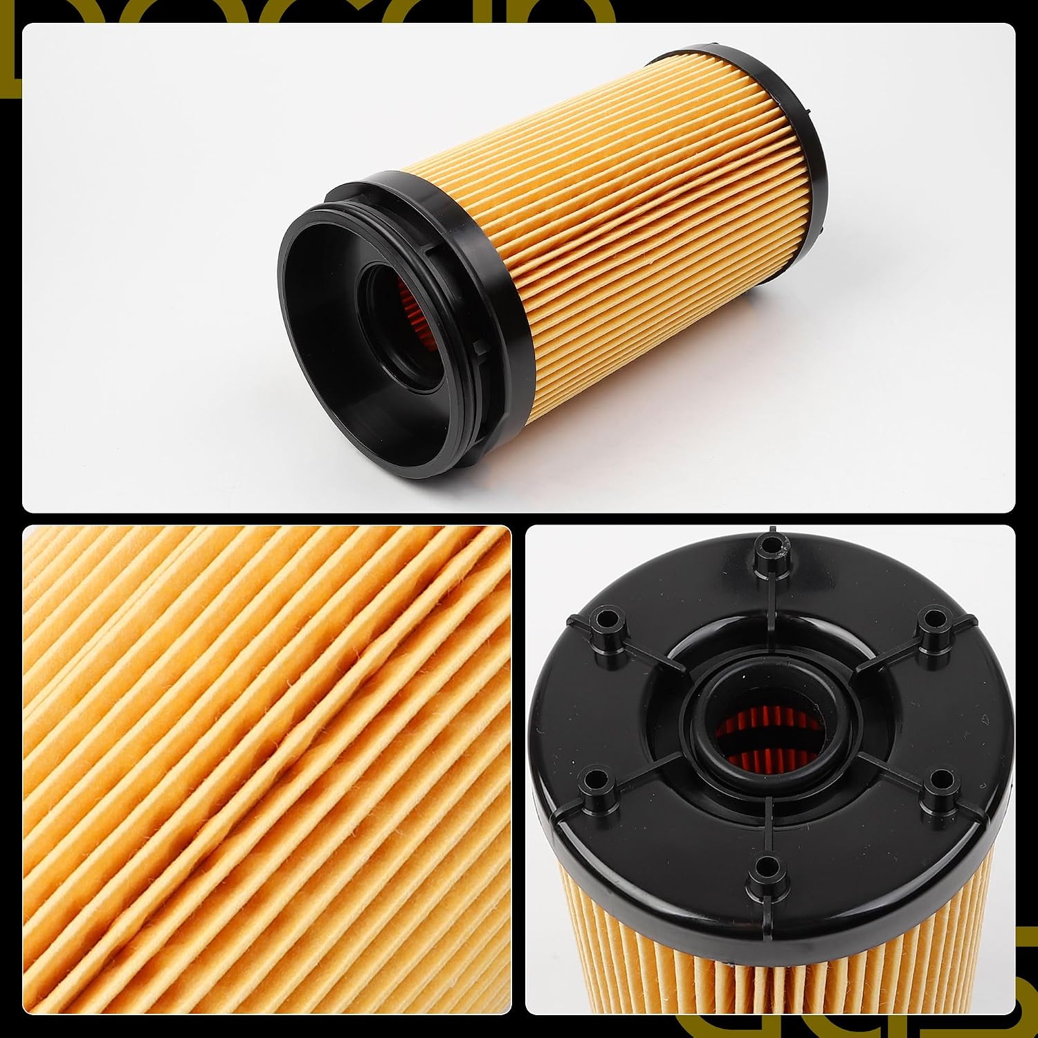 Dasbecan 6.7 Cummins Fuel Filter Water Separator Oil Filter Kit Compatible with 2025-2026 Ram 2500 3500 4500 5500 6.7L Turbo Diesel Engines Replaces# 68677800AA 68677810AA