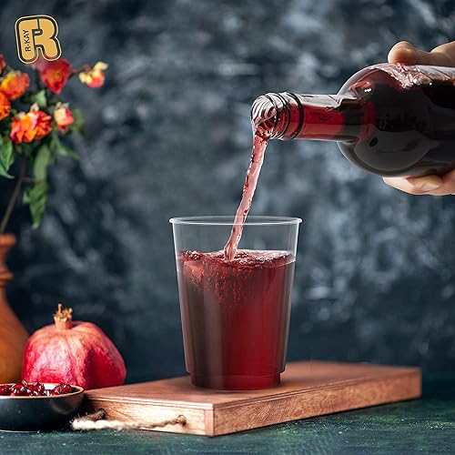Miniatura 3 de R-kay Vasos de plástico, resistentes vasos desechables de 10 onzas, vasos de cóctel de plástico (10 onzas, 100, unidades)