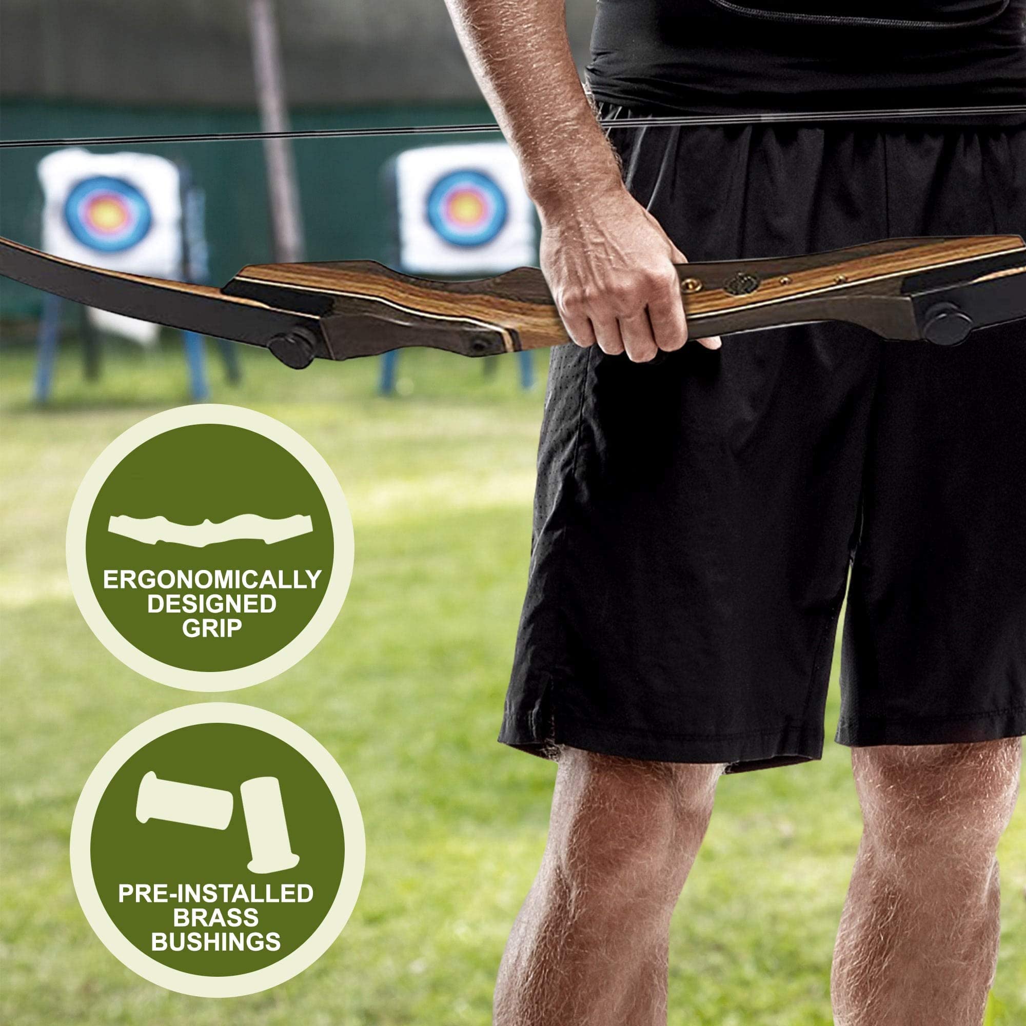 Samick Sage Takedown Recurve Bow and Arrow set Ready to shoot Archery