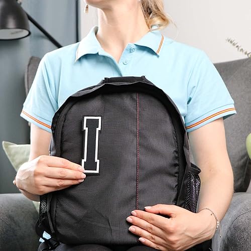 Miniatura 200 de Parches de letras termo-adhesivas de alta calidad – Lindas letras para ropa – Parche universitario para ropa – Letras bordadas de 4 1/2 parches