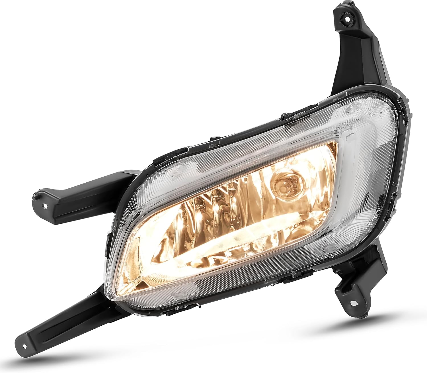 HECASA Fog Light Compatible with 2014-2015 Kia Optima Fog Lamp W/Bulb Front Bumper Left Driver Side Replacement for 922012T550 KI2592135