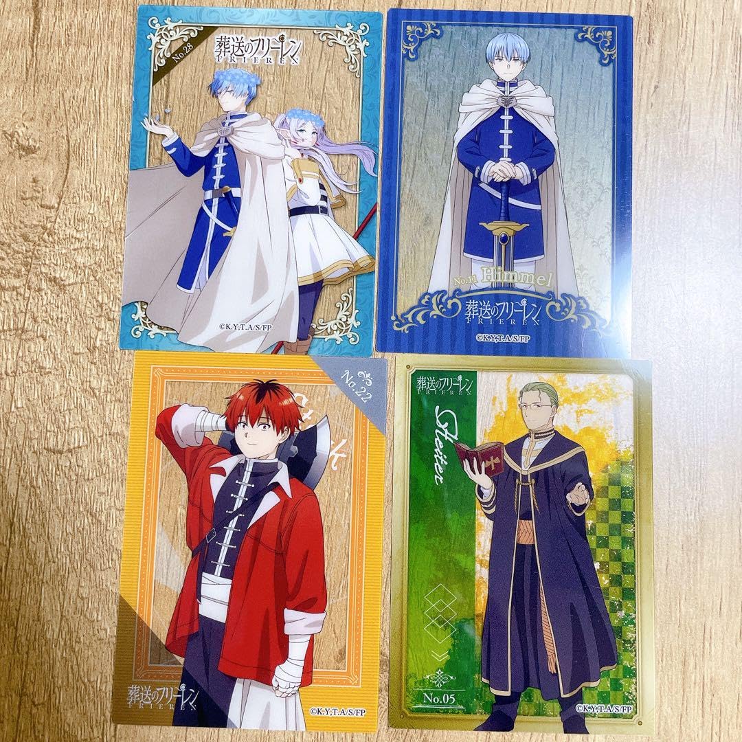 Amazon.co.jp: 葬送のフリーレン クリアカードコレクションガム 4枚