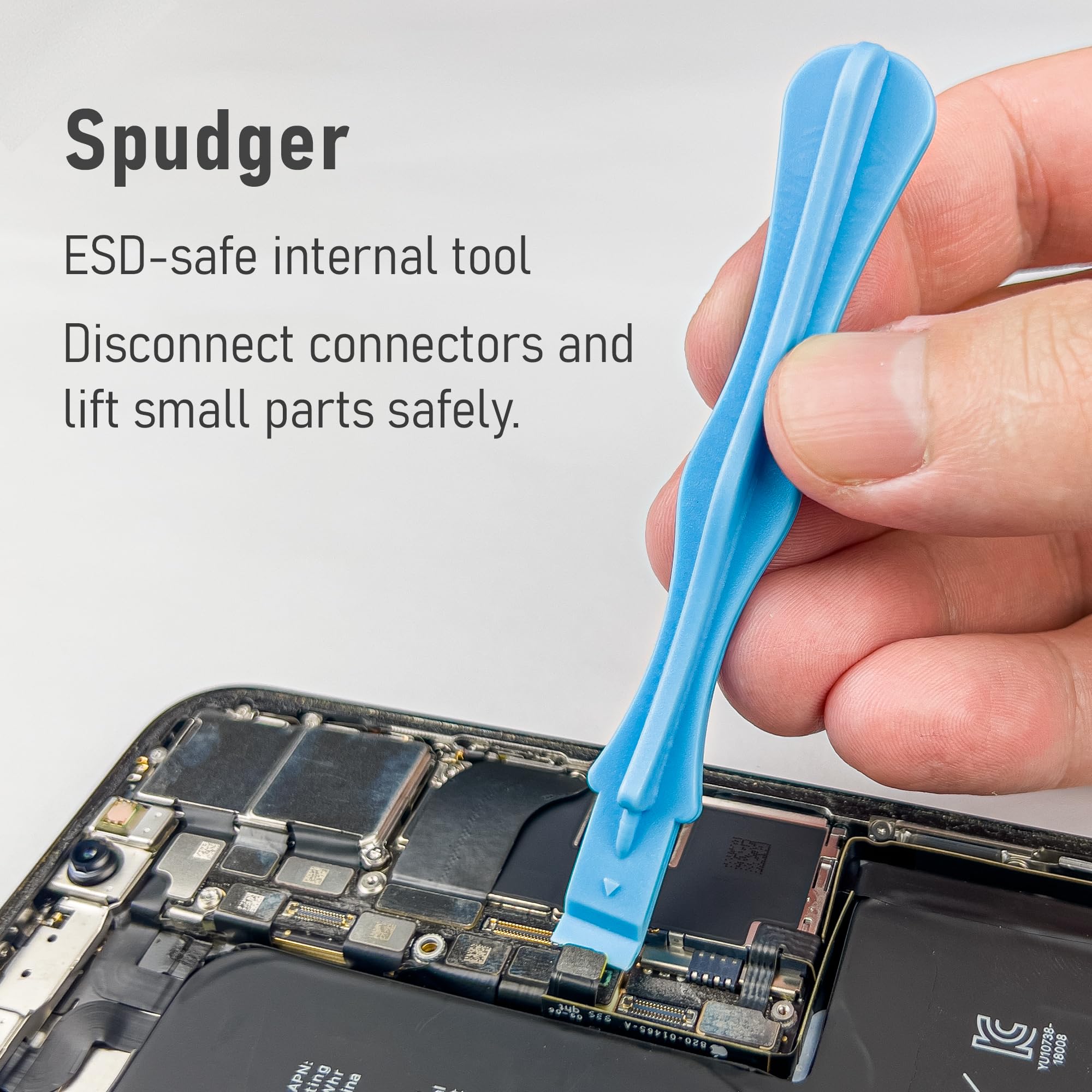 HowFixit Kit de herramientas de apertura electrónica 15 en 1, juego profesional antiestático y herramientas de palanca con ventosa para iPhone, iPad, MacBook, laptop, tableta, reparación de teléfonos