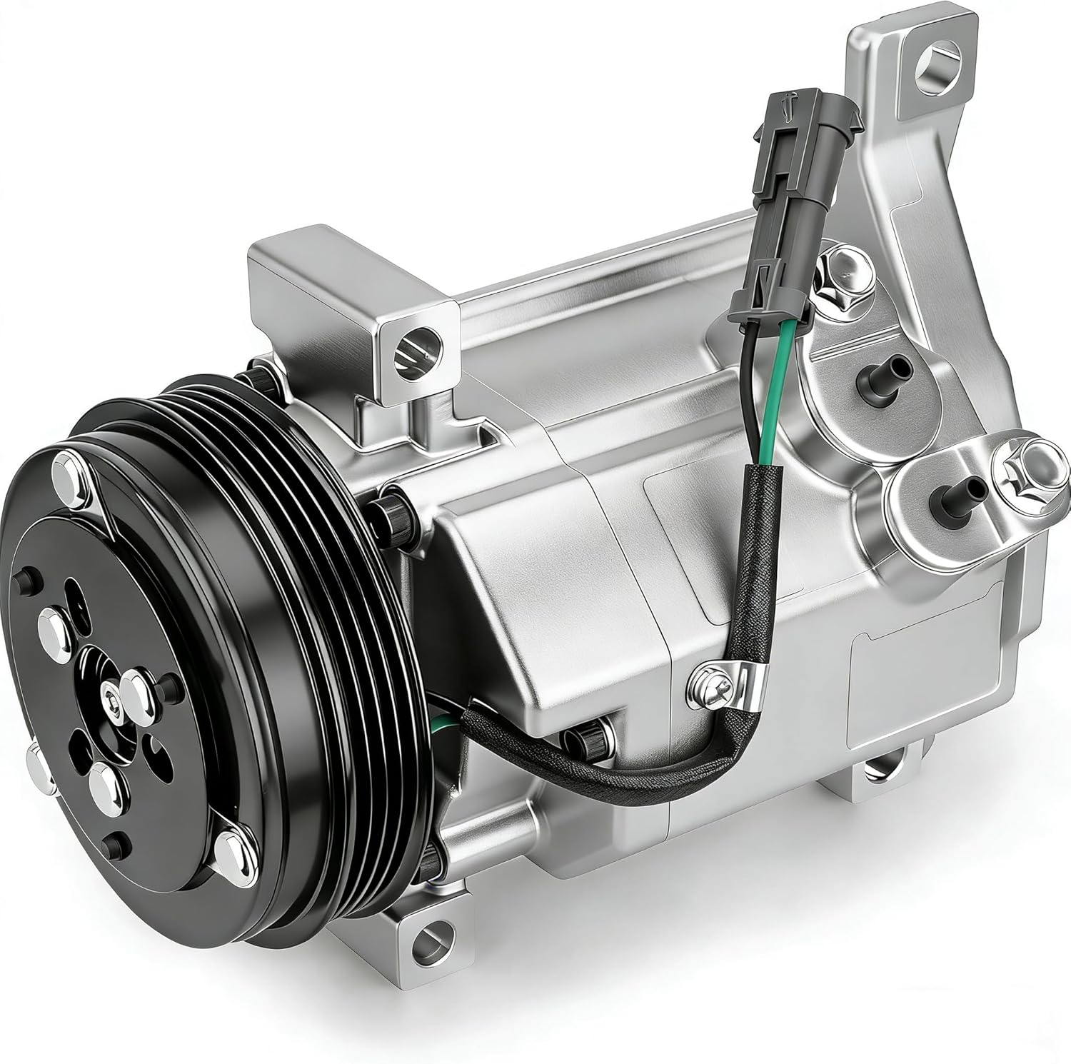 Update 𝐂𝐎 𝟐𝟗𝟎𝟎𝟐𝐂 Air Conditioning AC Compressor with Clutch Compatible with GMC Silverado, Chevrolet, Suburban, Sierra, Avalanche, Express, Tahoe, Yukon, Escalade Replace 15036042