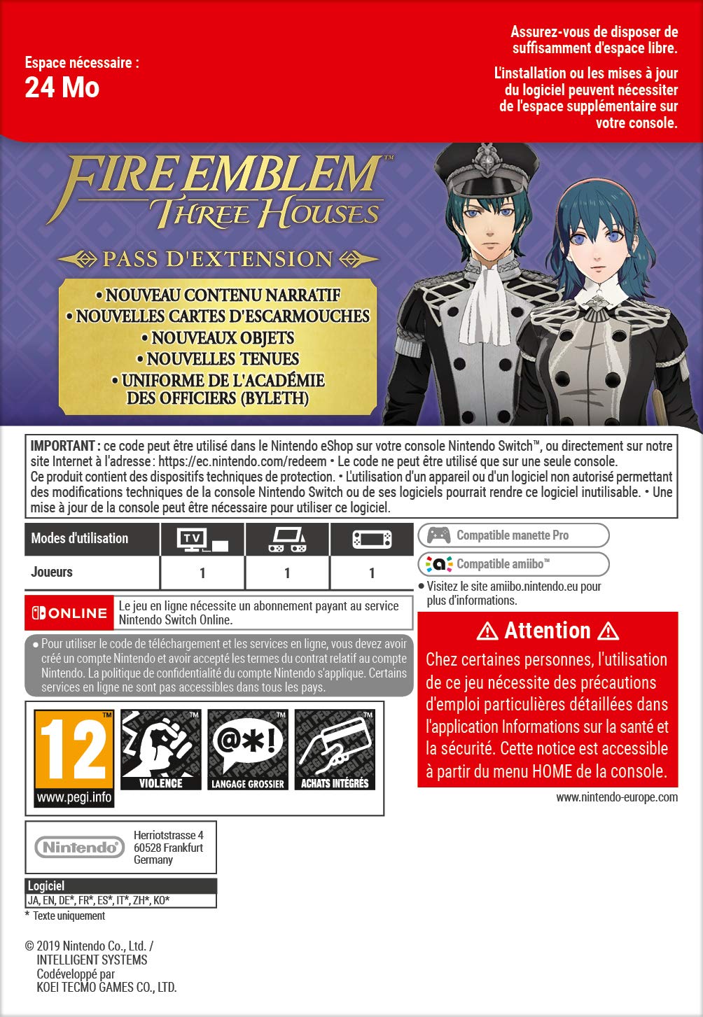 Fire Emblem Three Houses - Expansion Pass | Switch - Version digitale/code