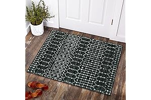 Lahome Moroccan Non-Slip Washable Entry Rug