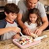 Rolled Ice Cream Machine | Yogurt Rolls Tray | with 2 Spatulas Soft Serve Ice Cream Maker,for Home Kitchen Party Family Gathering Outdoor Holiday Cooking