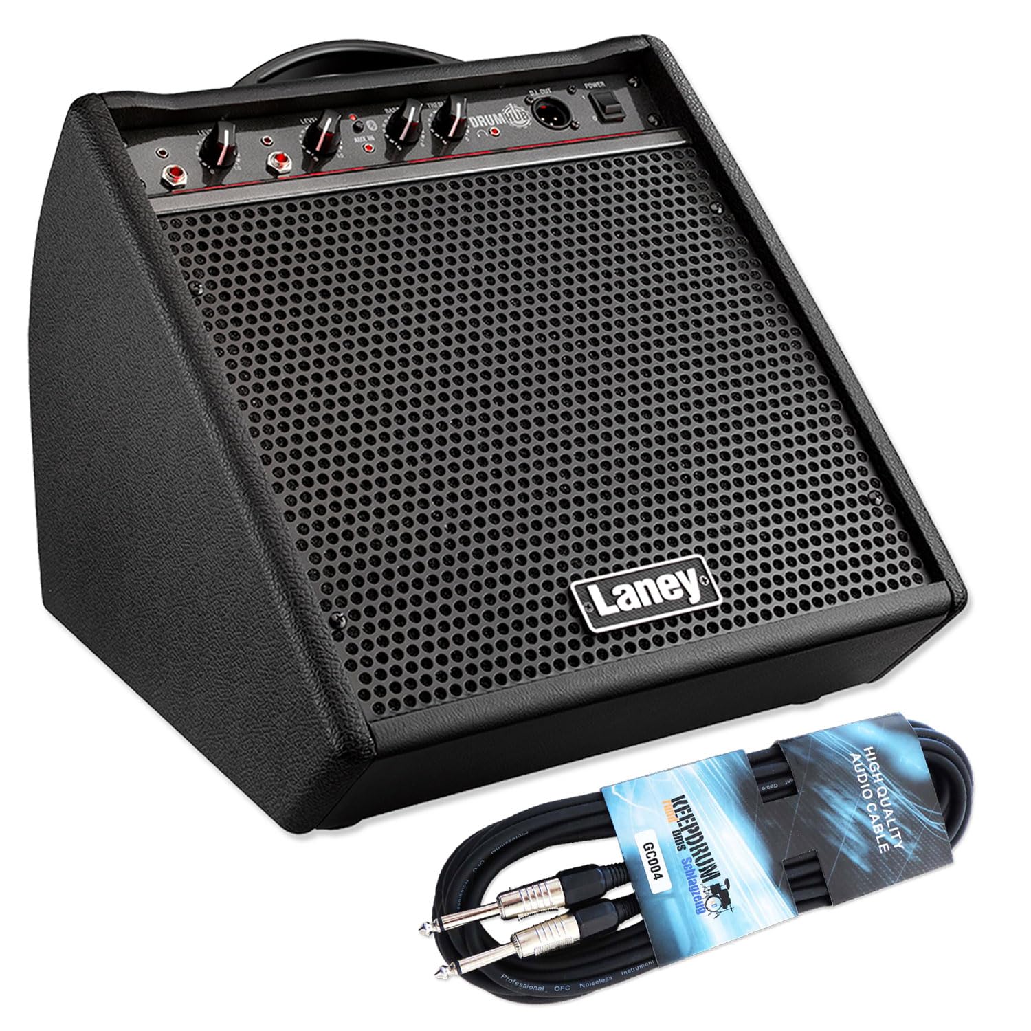Laney DH-80 - Amplificatore per batteria elettrica con cavo Keepdrum