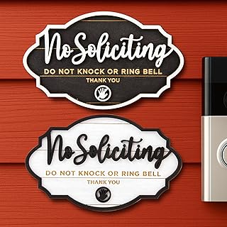 Funny No Soliciting Sign For House Door