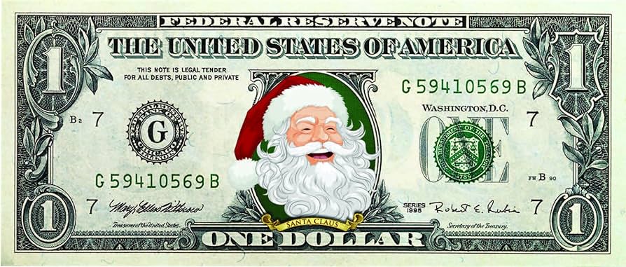 Amazon.com: Merrick Mint Santa Claus Stocking Stuffer $1 Bill Original Santa Bucks | Genuine U.S. Santa Currency | with Xmas Red Display Case : Collectibles & Fine Art amazon-com-merrick-mint-santa-claus-stocking-stuffer-1-bill-original-santa-bucks-genuine-u-s-santa-currency-with-xmas-red-display-case-collectibles-fine-art
