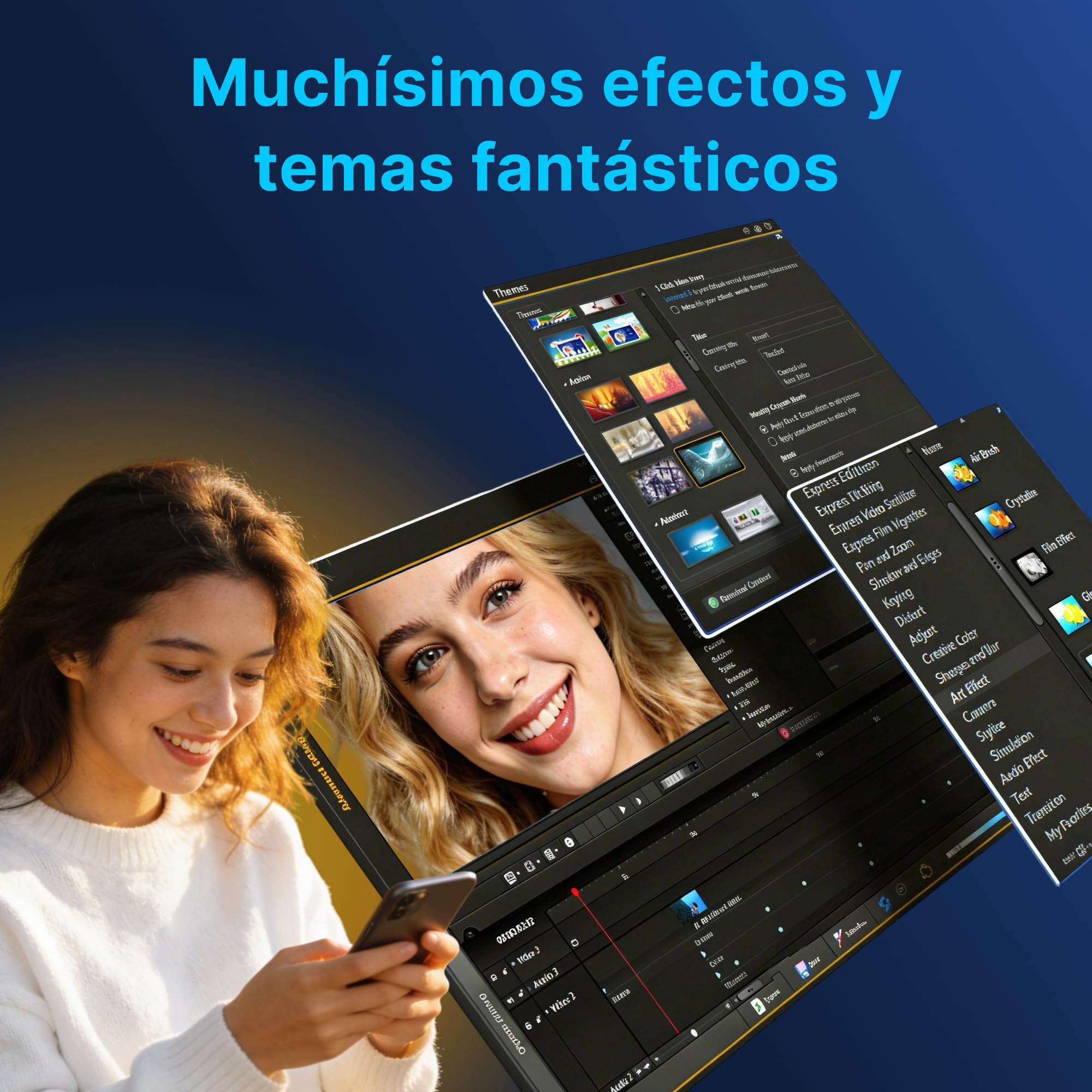 Nero Video 2026 | Software de edición de vídeo para Windows | Editor de vídeo con más de 1000 efectos, Motion Tracking, 4K y 8K, DVD y Blu-ray | Licencia de por vida | Windows 11/10/8/7