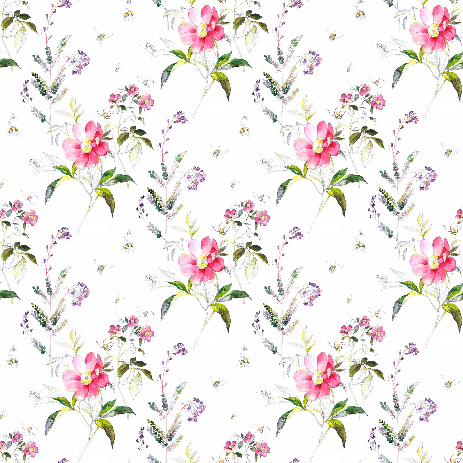 Papier peint fresque Sinclair Rose A-Street Prints pour revêtement mural tendance