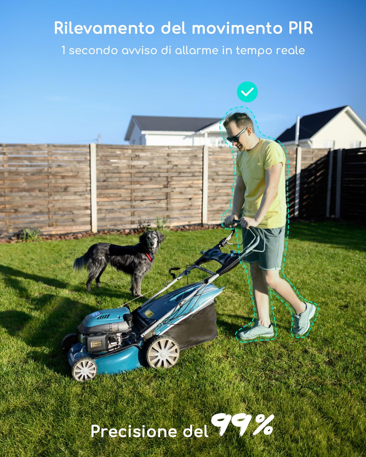 COOAU 4G Telecamera Esterno con SIM e pannello solare,2K Telecamere Batterie Senza Fili,360°PTZ Videocamera Sorveglianza,Visione Notturna a Colori,Audio Bidirezionale,IP66