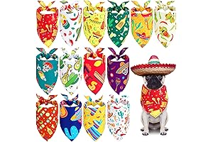 Weewooday Fiesta Dog Bandanas