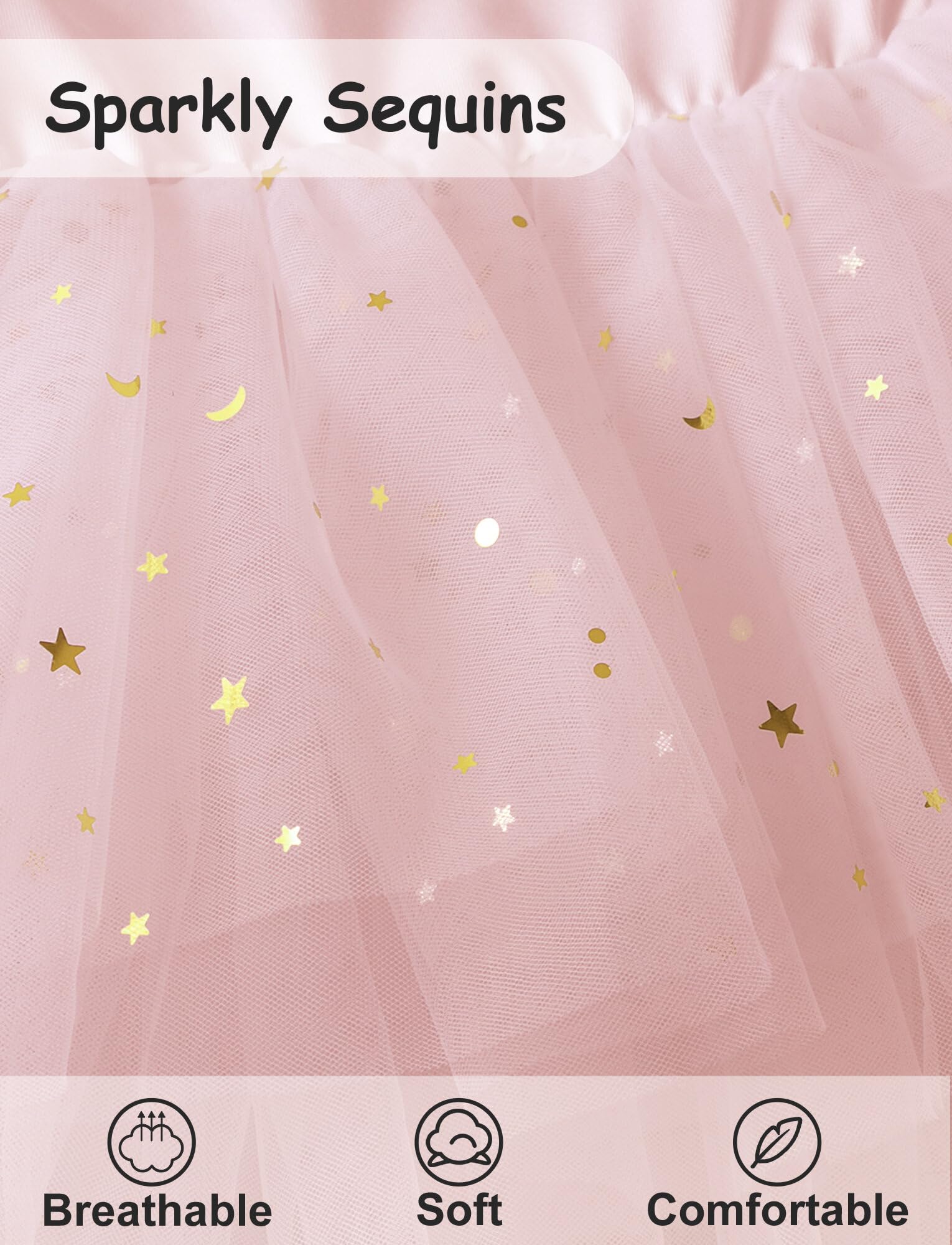 AIEOE Tutu de Danse Fille Classique Robe de Ballet Justaucorps pour Enfants en Coton sans Manches (Entrejambe avec Bouton) 1-8 Ans