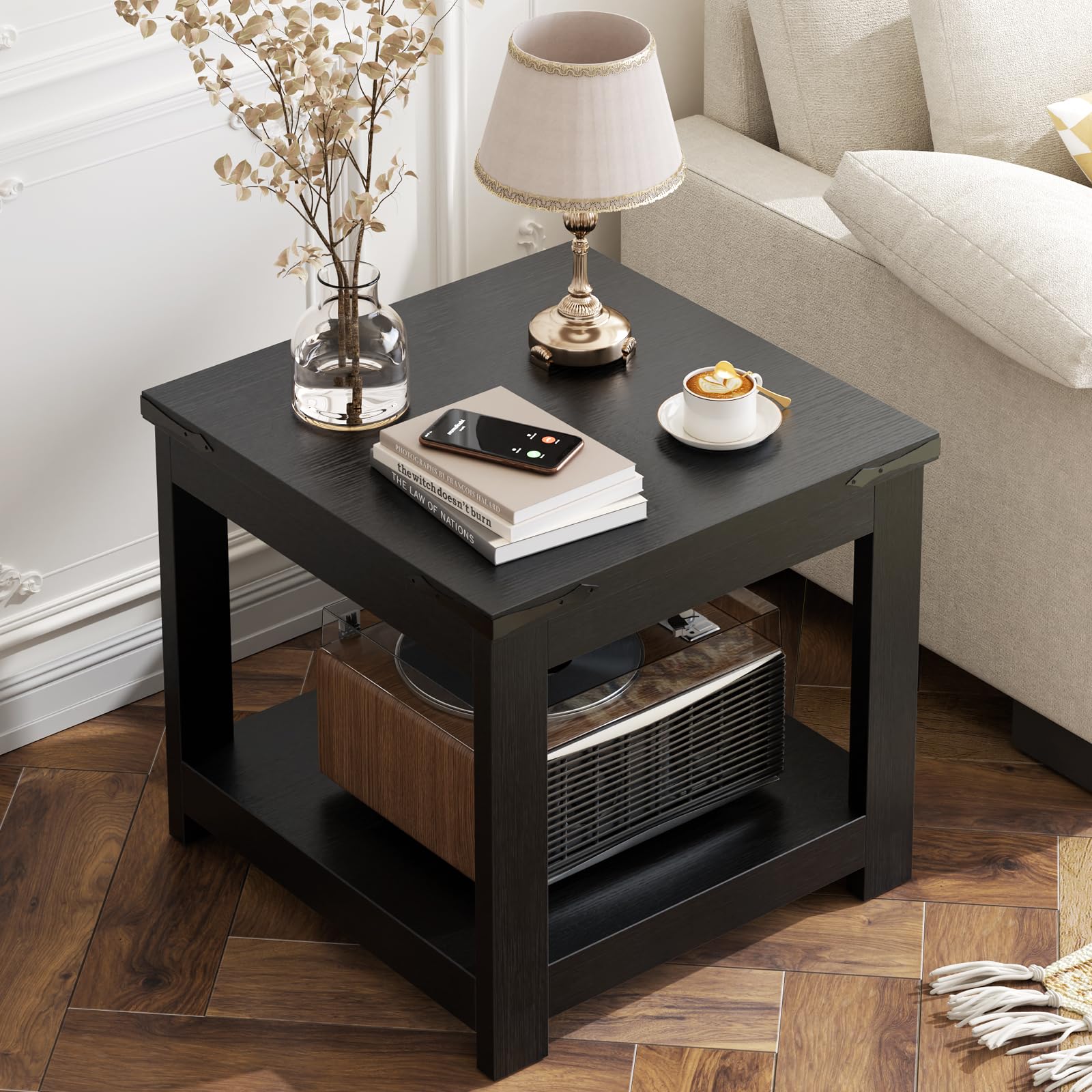 Homieasy 20x20 Square End Table
