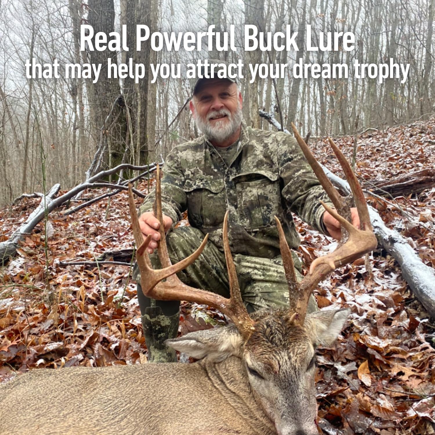 Buck Challenge Deer Urine | Buck Attractant for Whitetail Deer | Drag N’ Drip Included | Deer Scents & Attractants