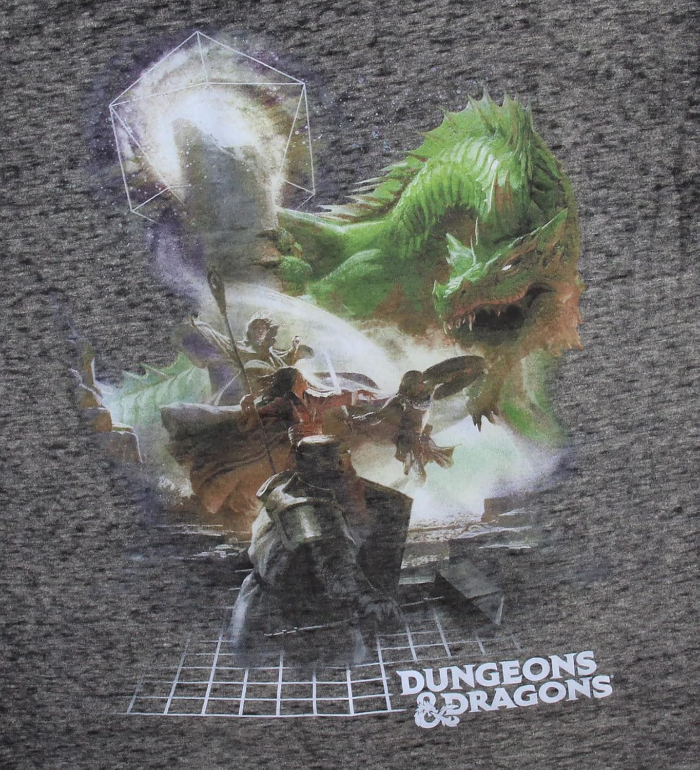 Dungeons and Dragons Junior's Dungeons and Dragons D&D Burnout T-Shirt