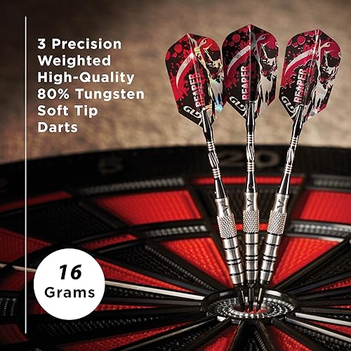 Miniatura 2 de Viper Grim Reaper - Dardos de punta suave de tungsteno 80% con estuche de almacenamientoviaje