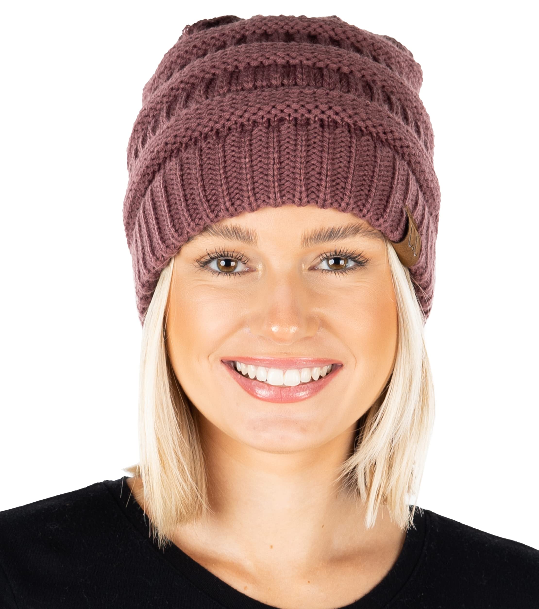 Funky Junque Cozy Pom Beanie - Stylish Winter Hat for All Seasons & Outdoor Activities