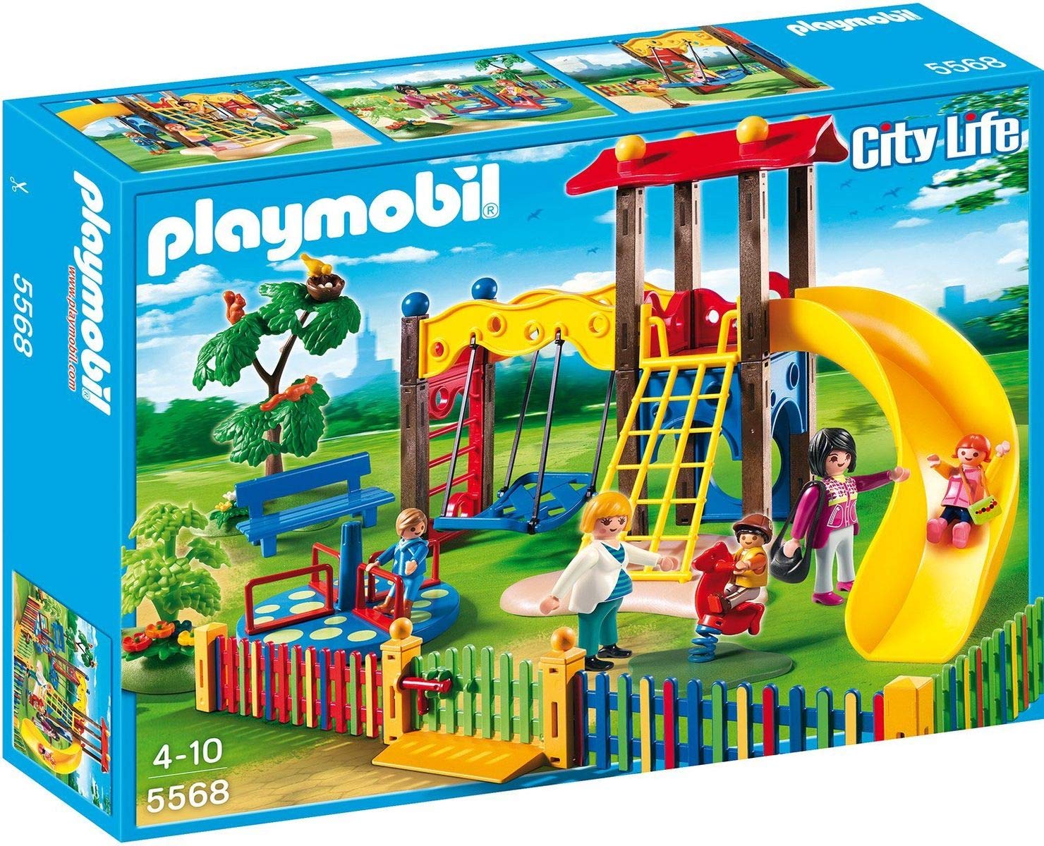 PLAYMOBIL 5568 - Area Giocho Esterna per Bambini, 5 Pezzi